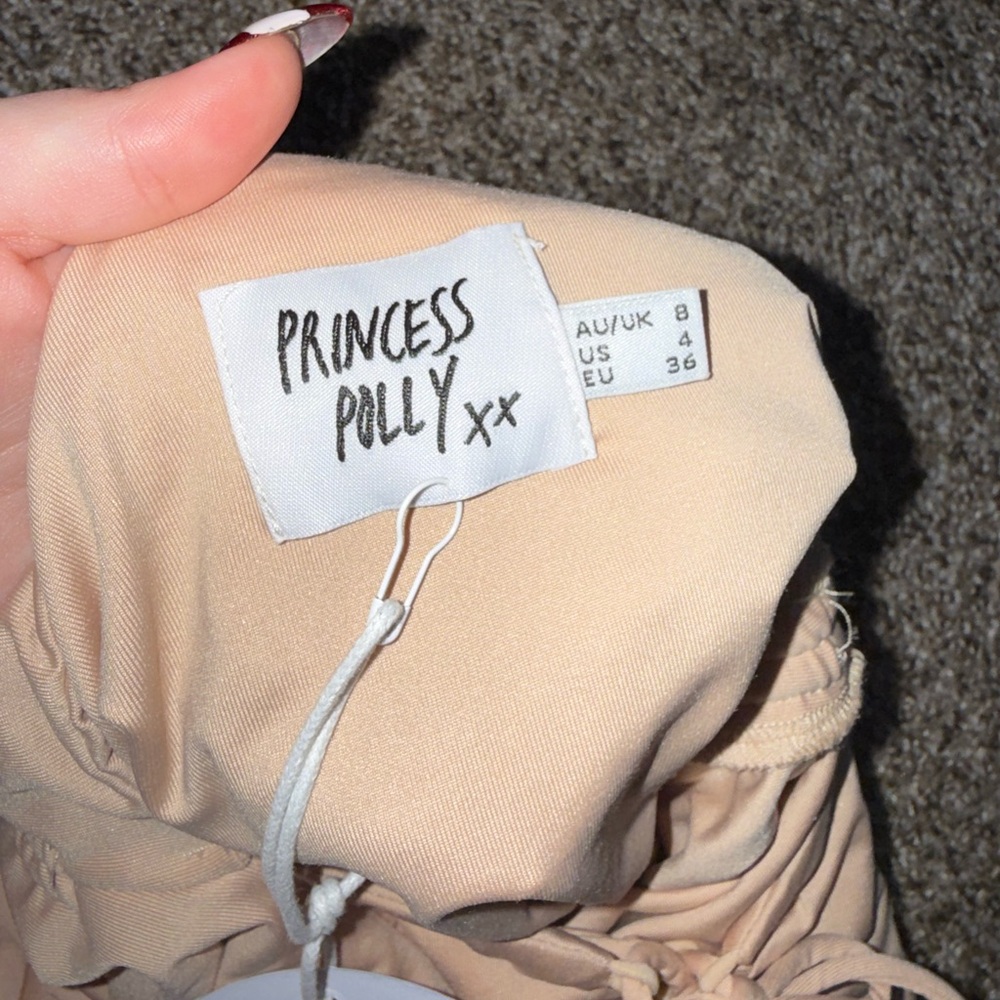 Princess Polly Blush Ruched Dress going out dress fun nude dress - Picture 6 of 6